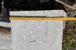 Buet granitt kantstein - 99 x 30 x 23 cm