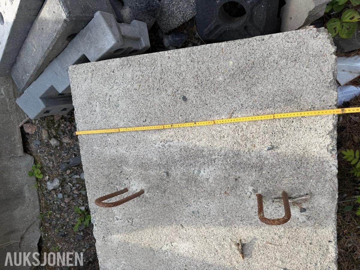 Betongmoring - 6 stk - 120 x 100 x 50 cm