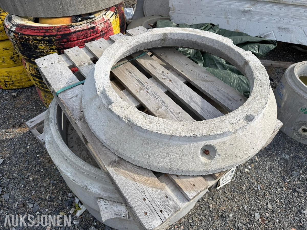Betongringer og overgangsringer - flere typer og størrelser