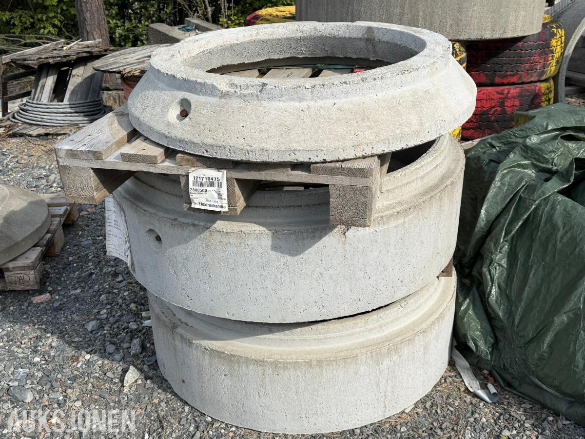 Betongringer og overgangsringer - flere typer og størrelser