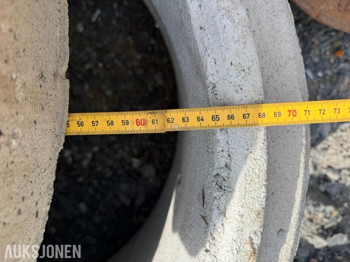 Betongringer og overgangsringer - flere typer og størrelser