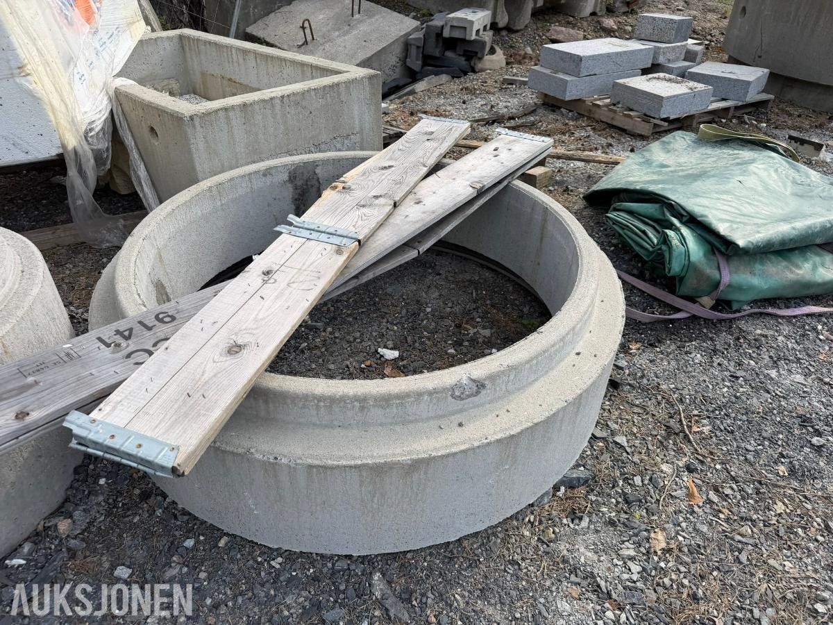 Betongringer og overgangsringer - flere typer og størrelser