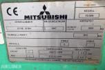 2007 Mitsubishi FD30N Gaffel truck 3055 timer