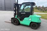 2007 Mitsubishi FD30N Gaffel truck 3055 timer