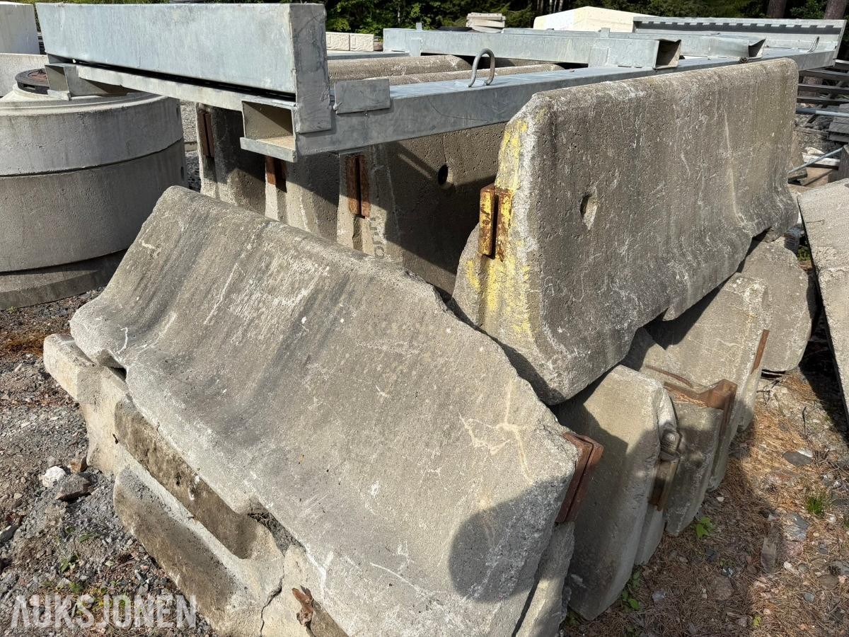 Jersey-betongelementer - 10 stk - 200 x 40 x 70 cm