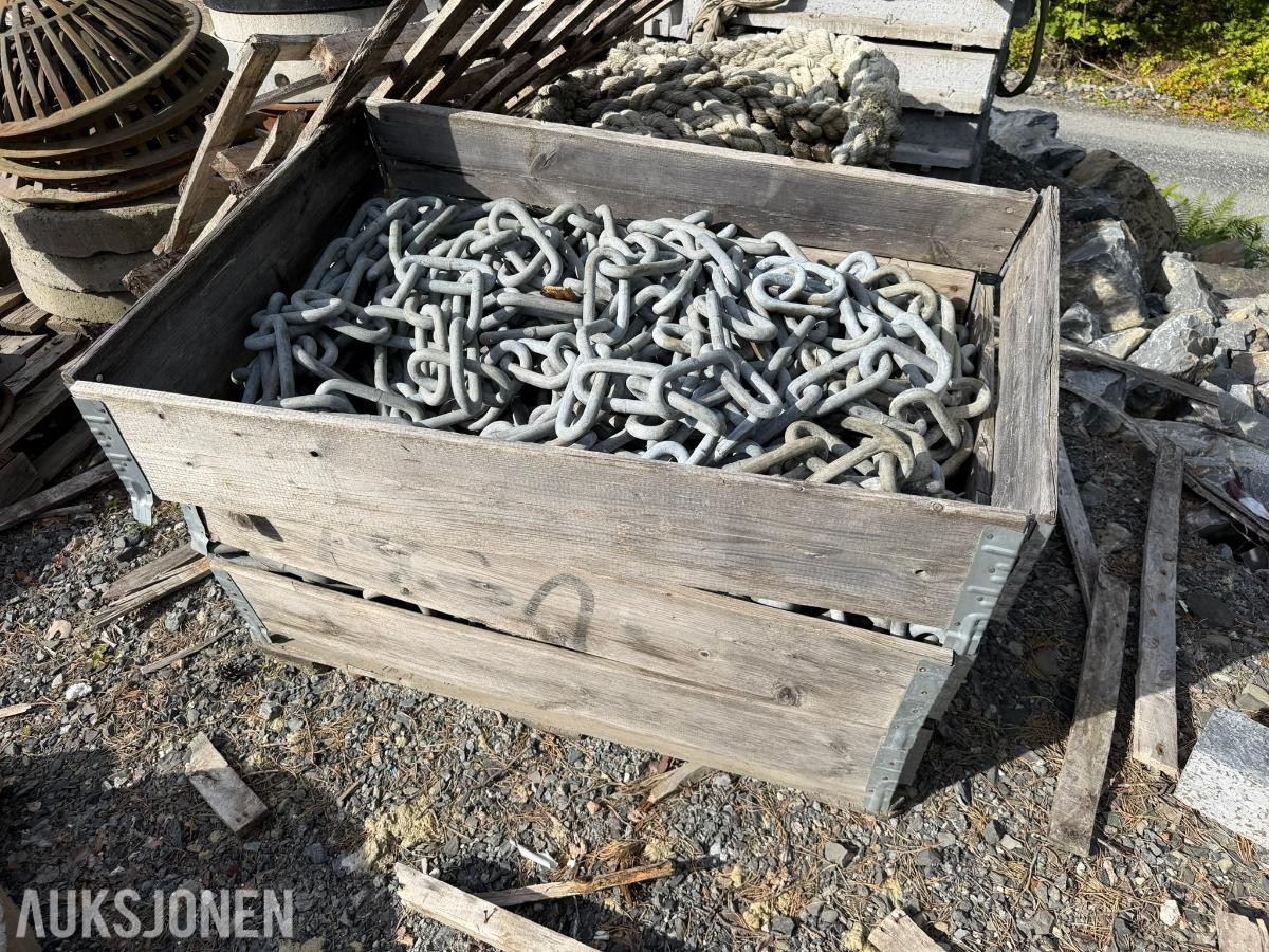 Kjetting 19 mm x 30 meter - varmgalvanisert