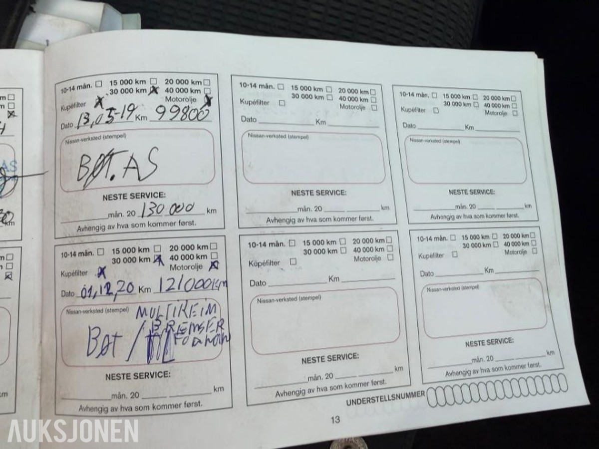 2013 Nissan NV200 1.5-90 D, 179804km