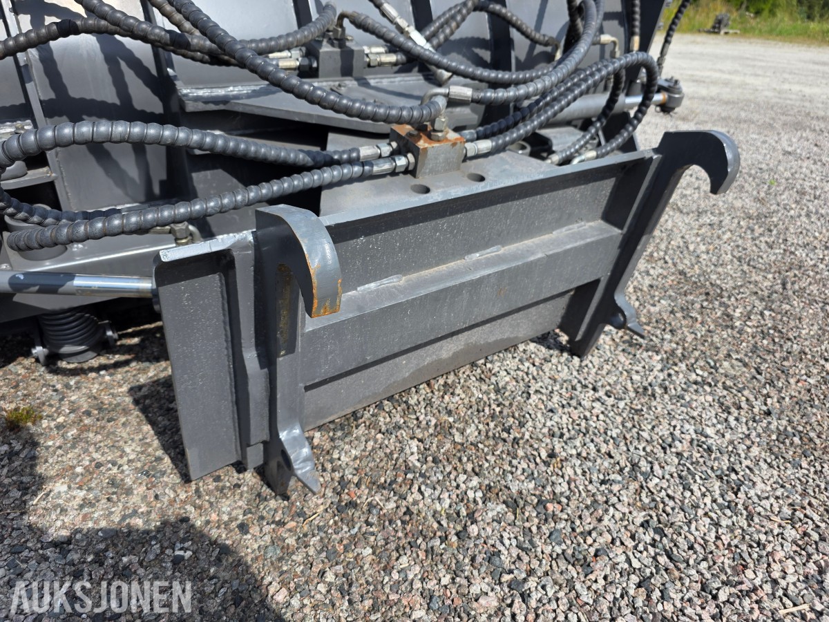 Klapp vinge skjær med hydraulisk