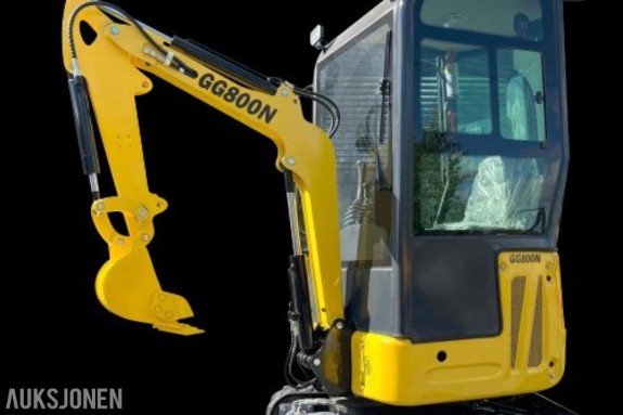 2026 Günter Grossmann - 72 timers auksjon - Europas ledende - GG800N - 900KG DIESELDREVET MINIGRAVER - HELT NY OG UBRUKT, 1 timer
