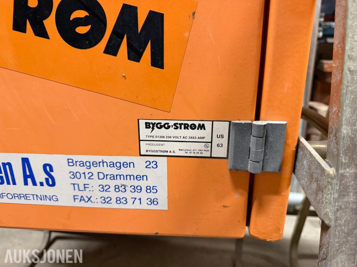 Bygg-strøm Strømfordelerskap / Rep.objekt