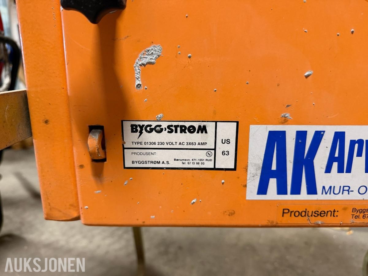 Bygg-strøm strømfordelerskap / 230V