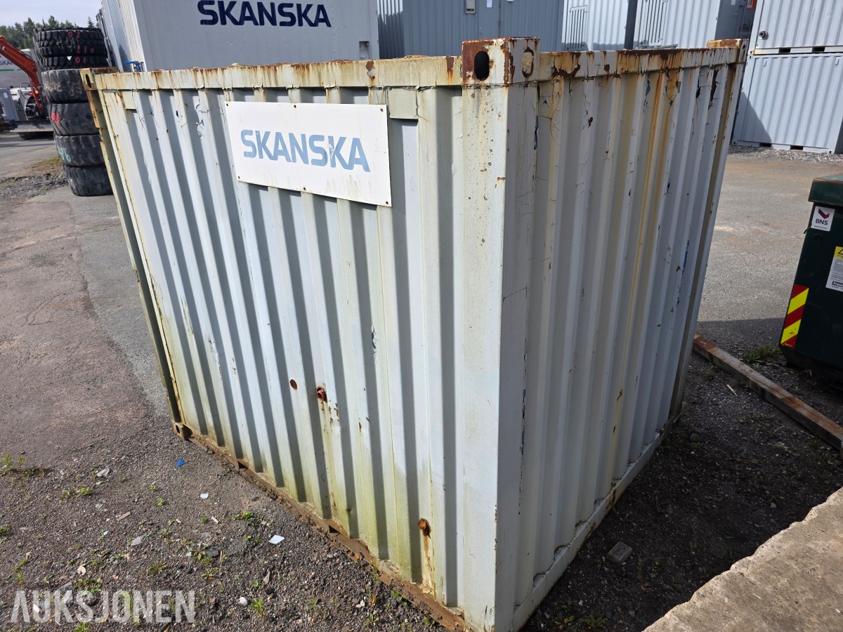 Container med innlagt strøm