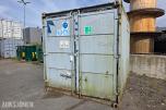 Container med innlagt strøm