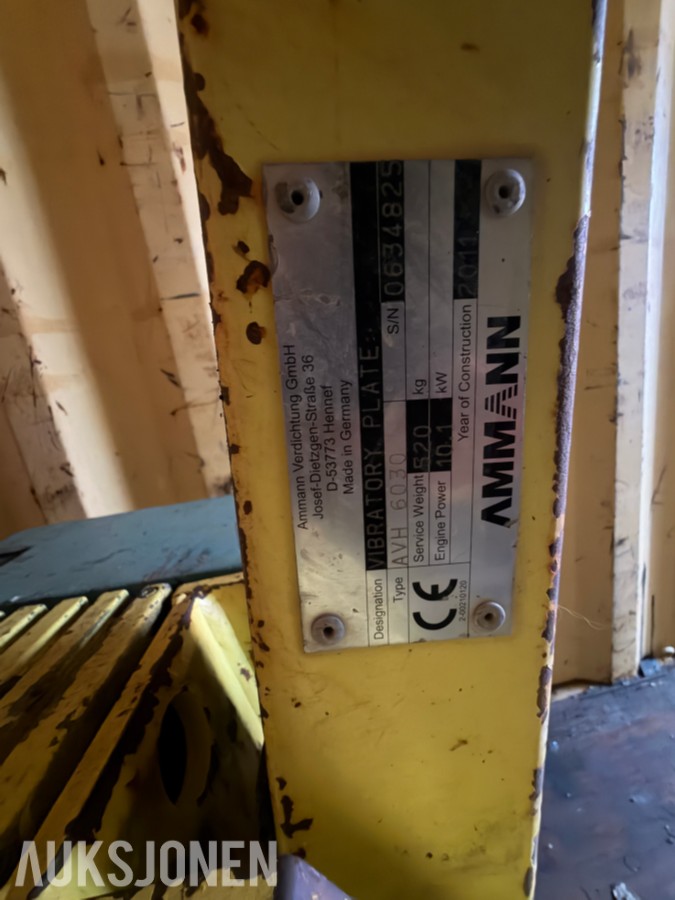 Bomag/Ammann Vibroplater - Rep objekt
