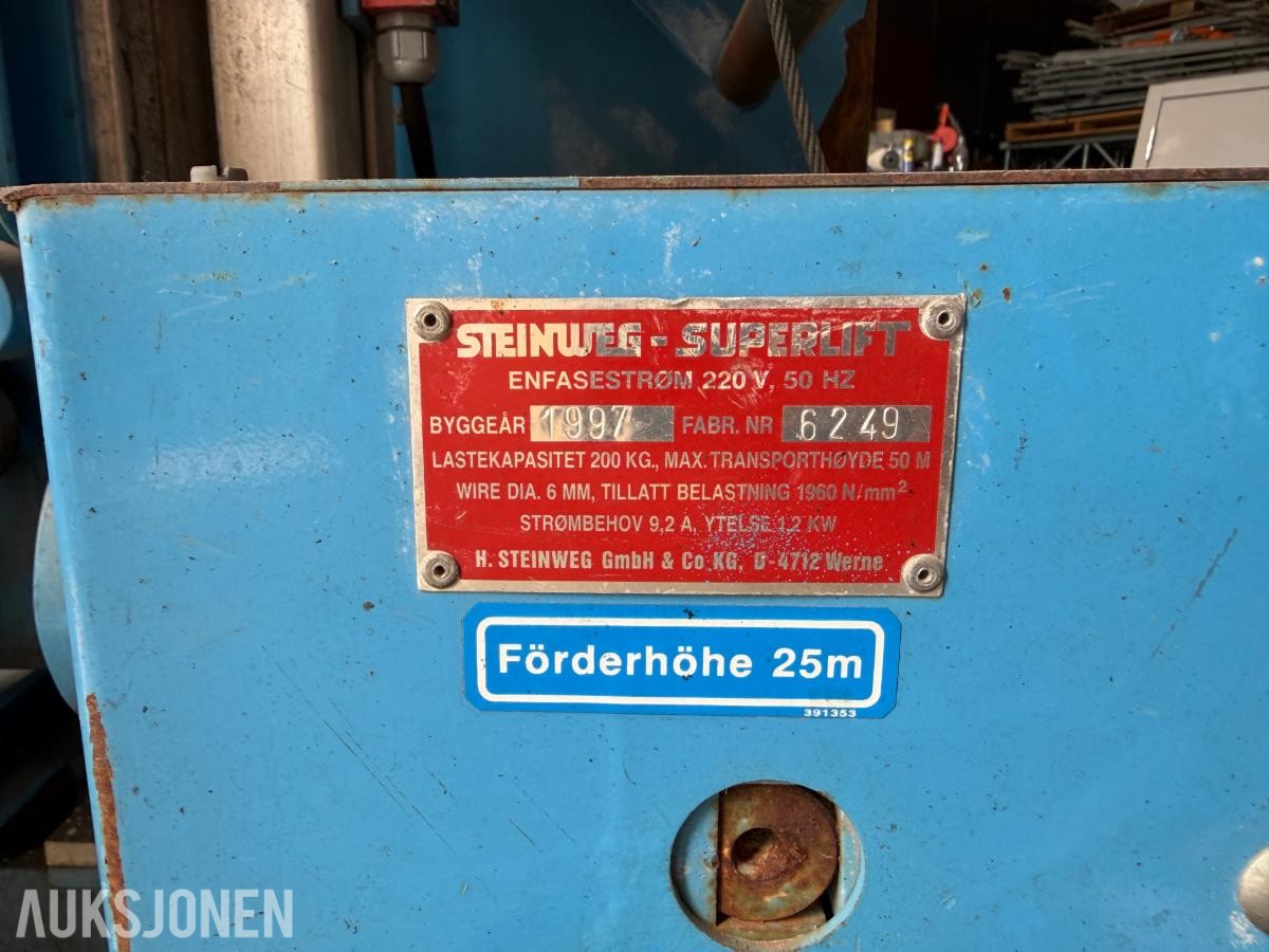 Steinweg Superlift - Stillasheis / Personheis