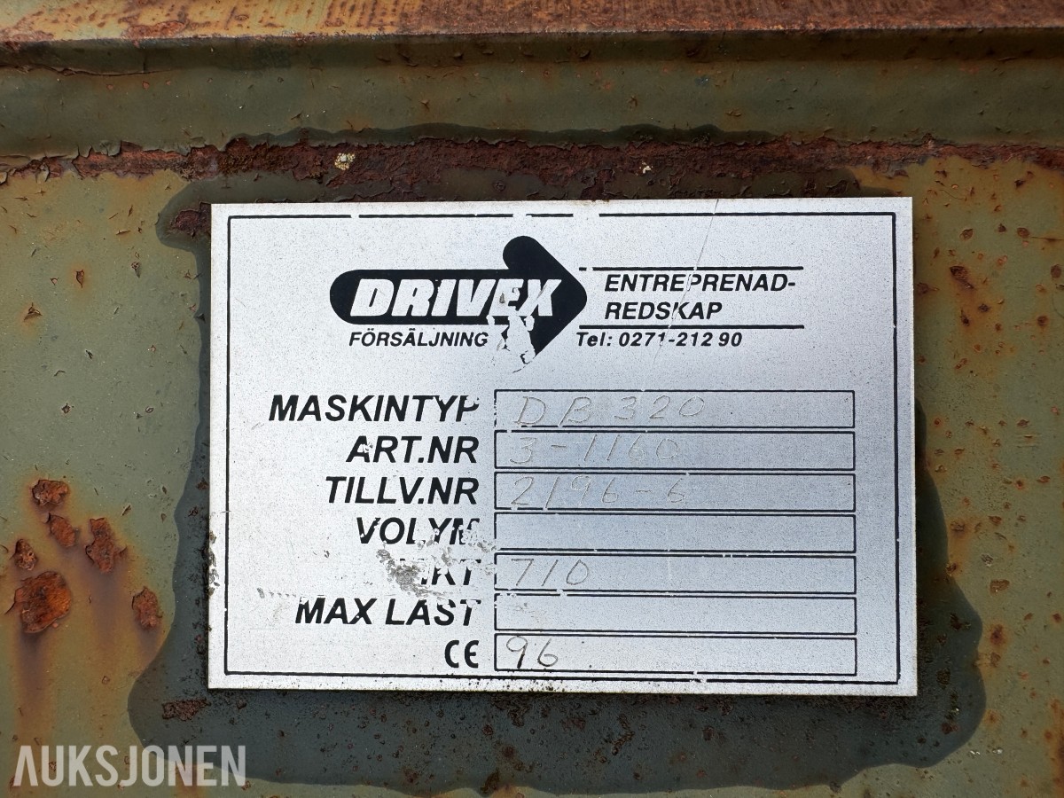 1996 Drivex DB320 skjær