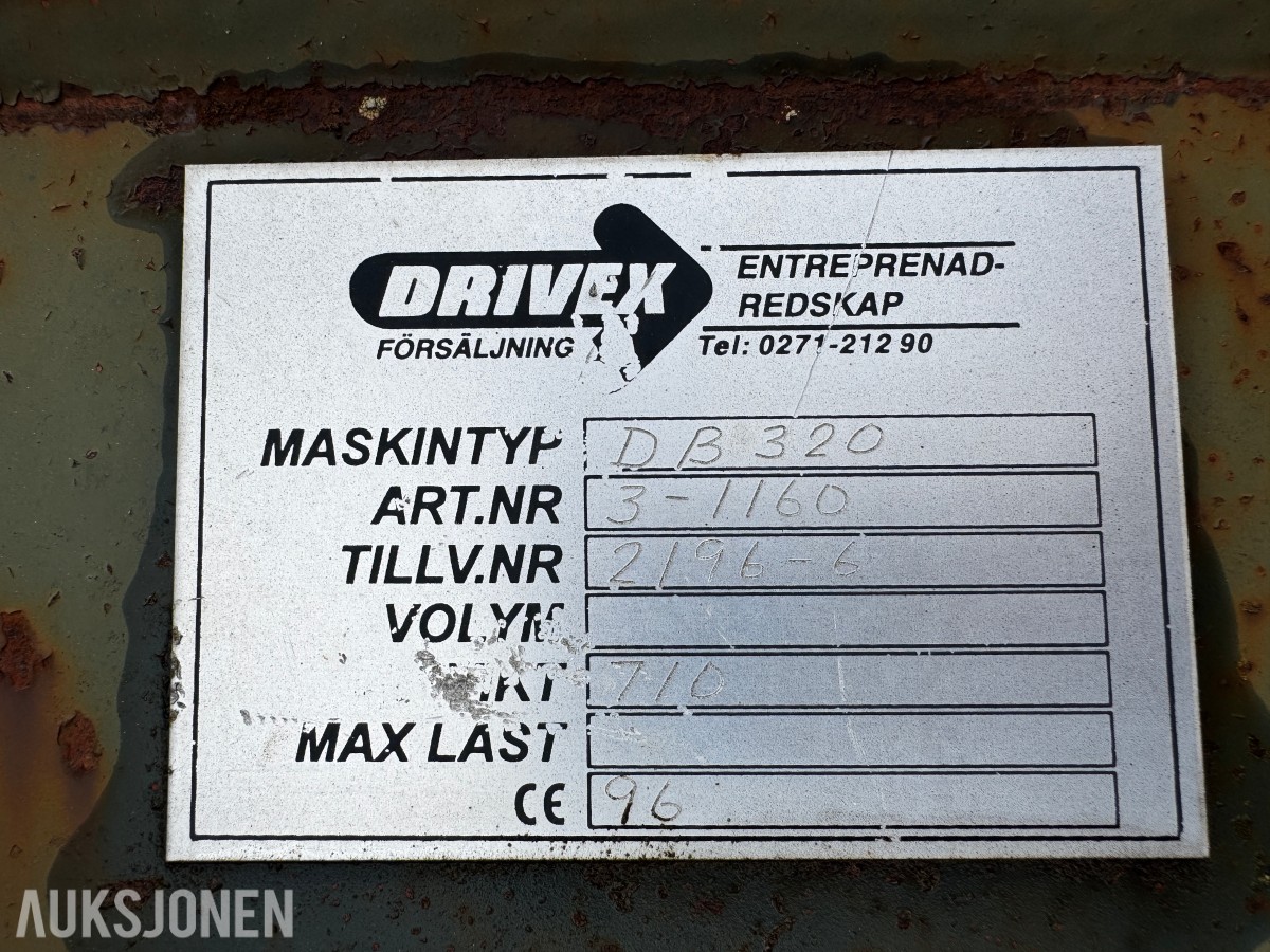 1996 Drivex DB320 skjær