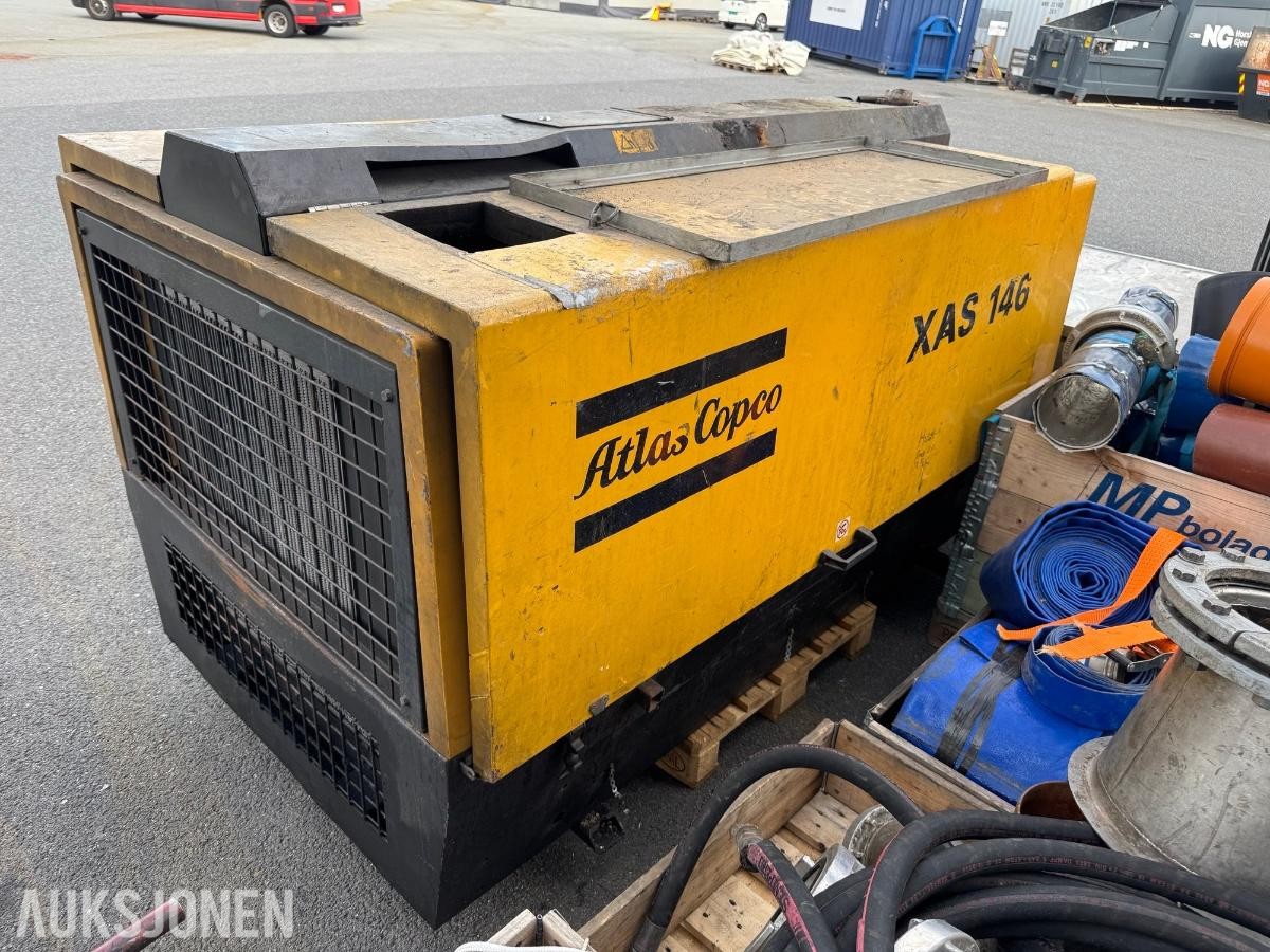 2002 Atlas Copco XAS146 kompressor.
