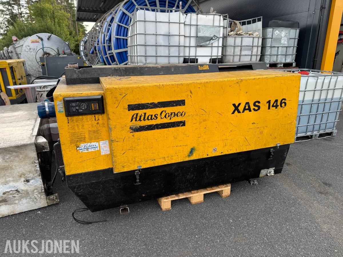 2002 Atlas Copco XAS146 kompressor.