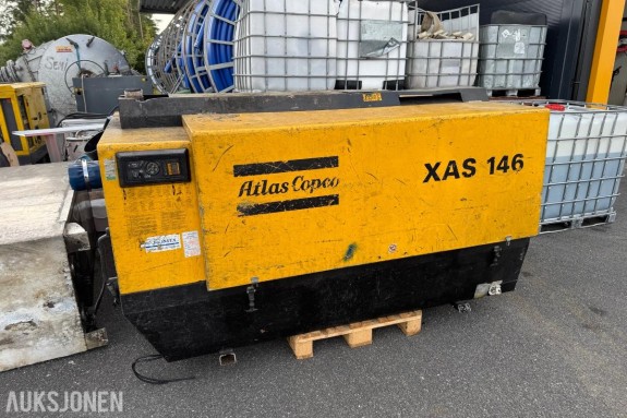 2002 Atlas Copco XAS146 kompressor.