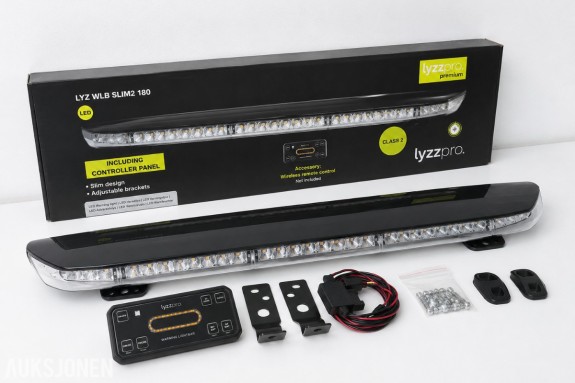 Lyzzpro LED varsellysbjelke LYZ WLB SLIM2 180, 12/24V