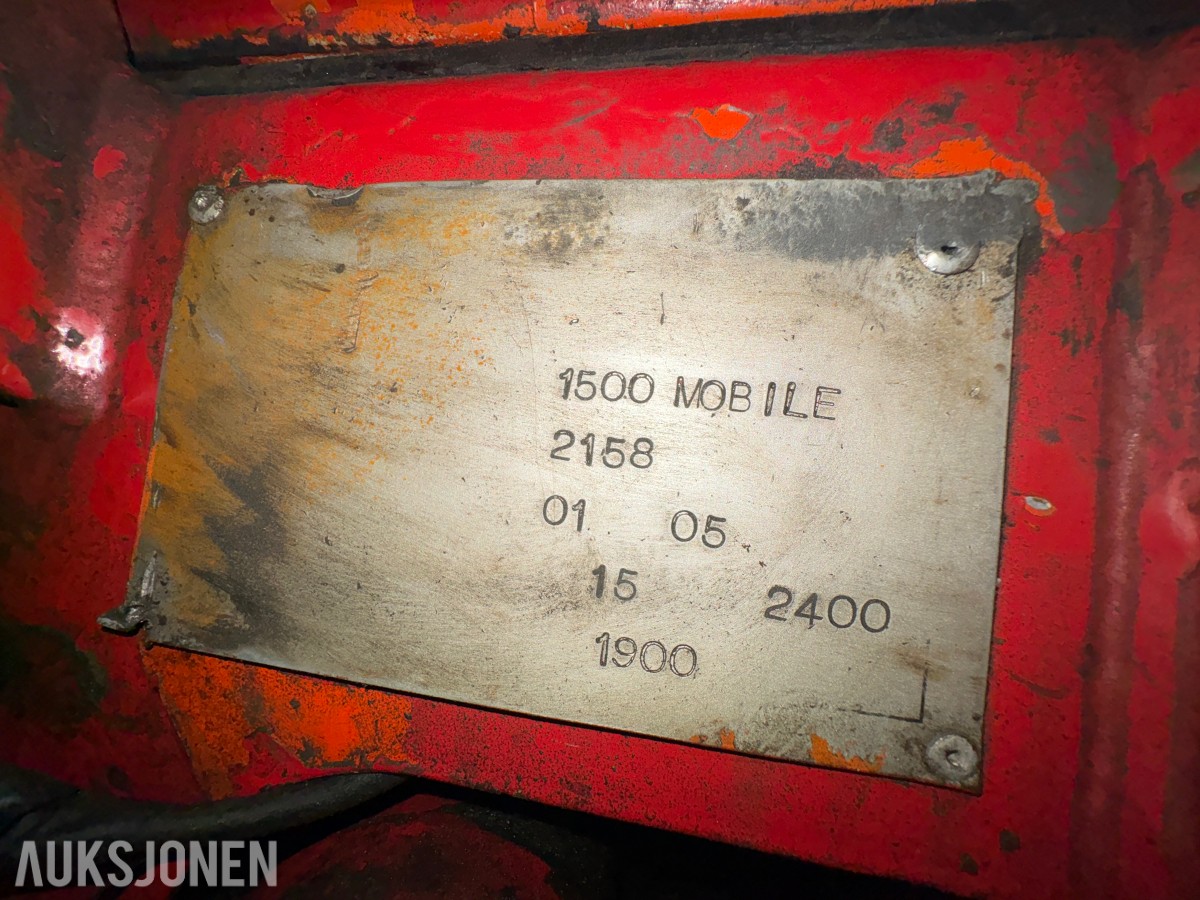 2005 Eurocomach 1500 Mobile klatregravemaskin – 2005 modell – SMP hurtigfeste