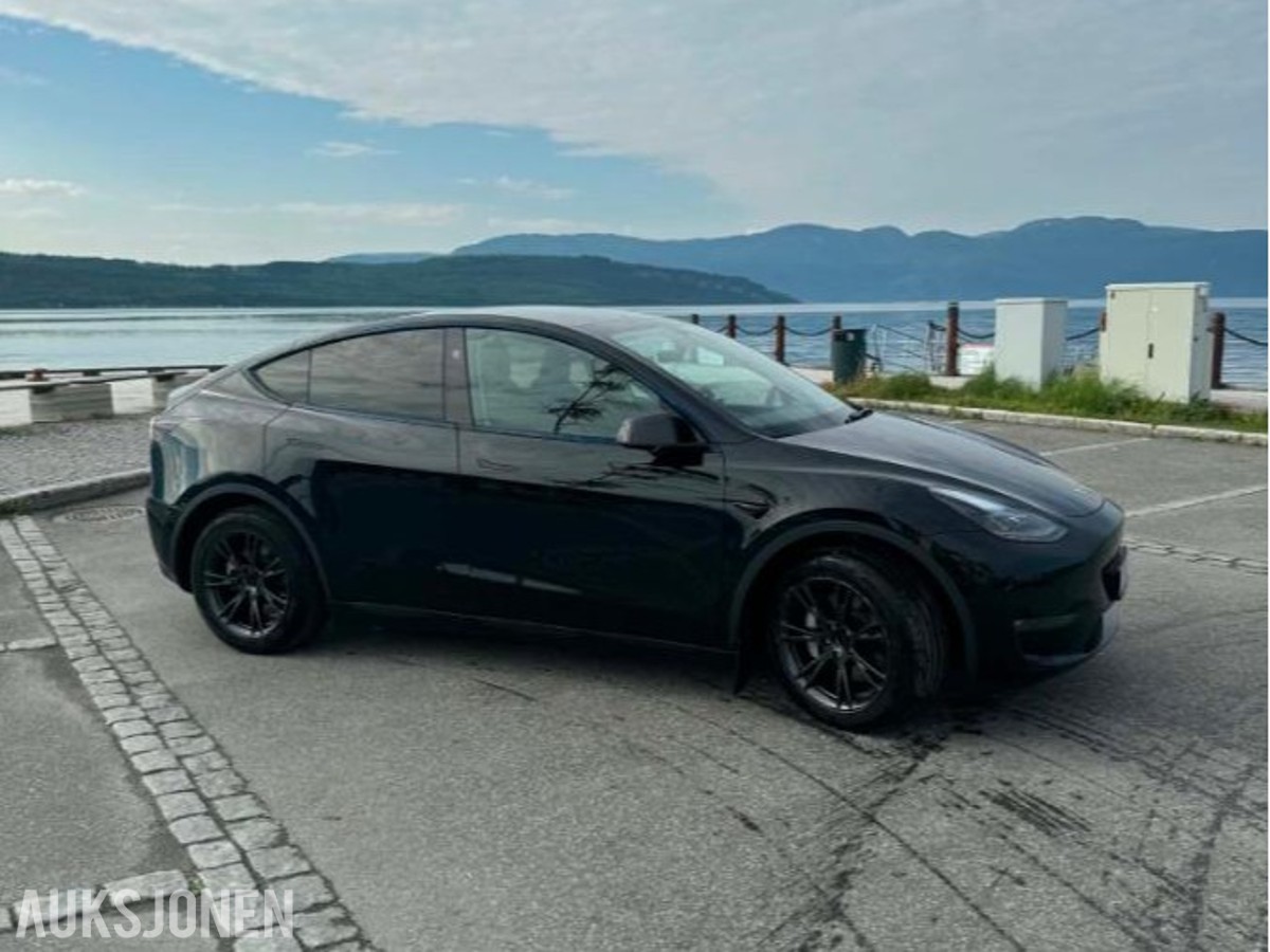 2024 Tesla Model Y Long Range AWD Adaptiv cruisekontroll, Ryggekamera, Hengerfeste