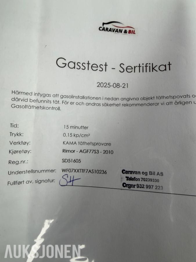 2010 Rimor Campingbil