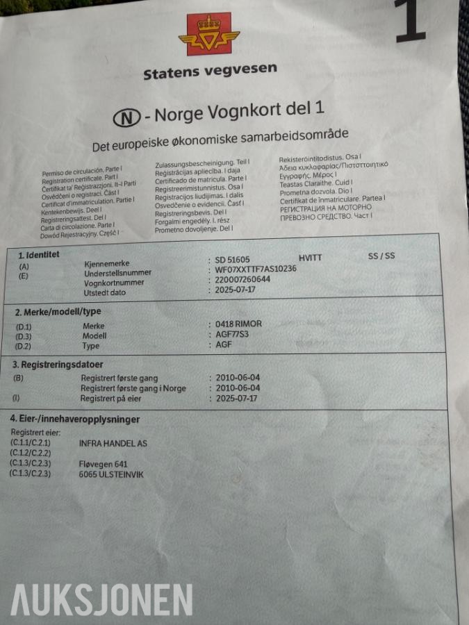 2010 Rimor Campingbil