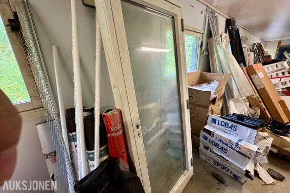 Glassdør 90 × 210 cm - Høyre sving - Ny og Ubrukt
