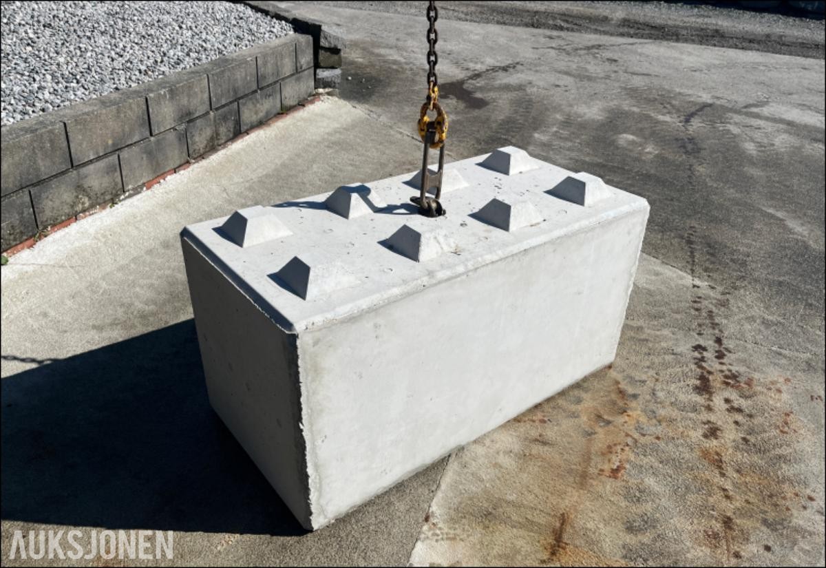 10 STK BETONGBLOKKER 1200x600. PRODUSERT 2026