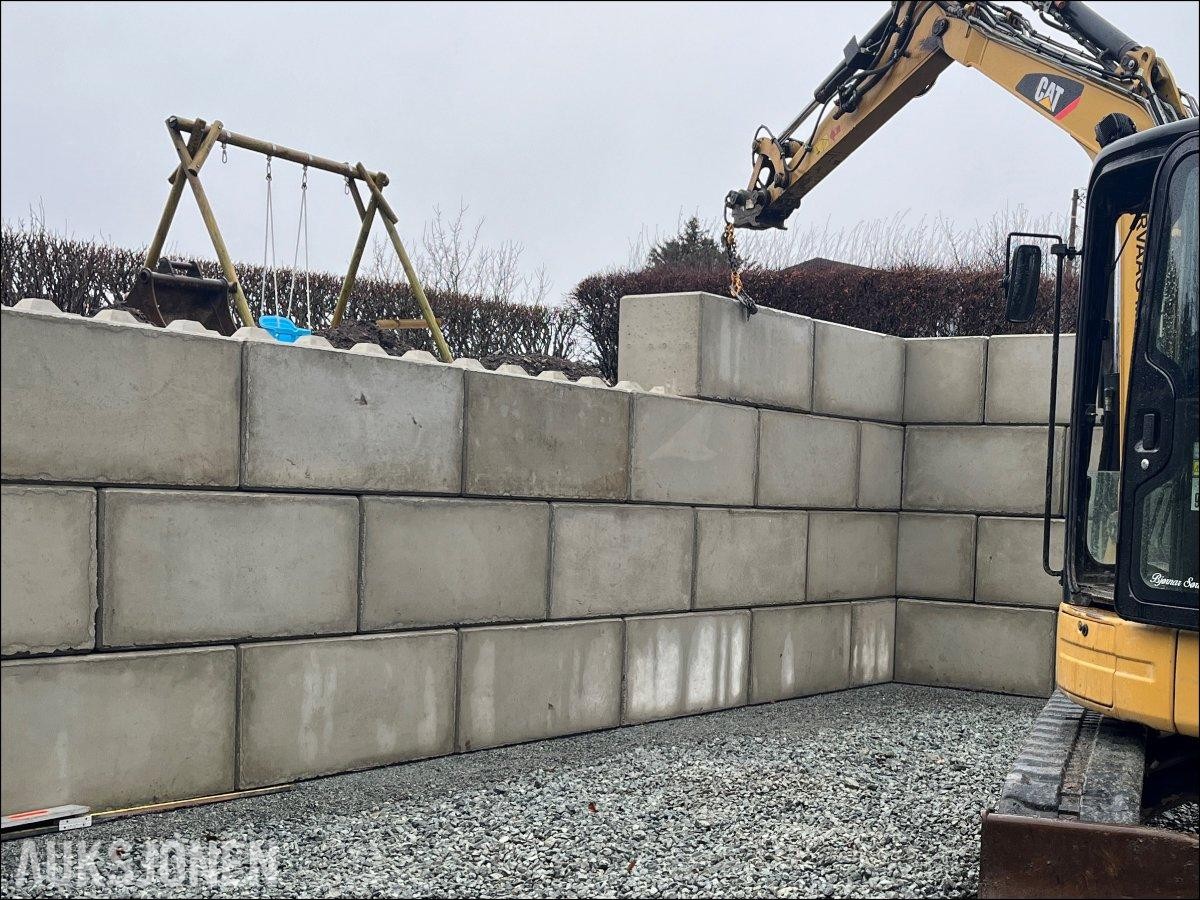 10 STK BETONGBLOKKER 1200x600. PRODUSERT 2026