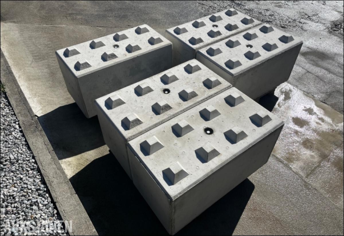 10 STK BETONGBLOKKER 1200x600. PRODUSERT 2026
