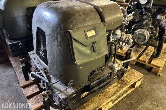 1968 MAGIRUS TS 8/8 MOTORSPRØYTE / BRANNPUMPE MED VW 1200 MOTOR – 132 TIMER