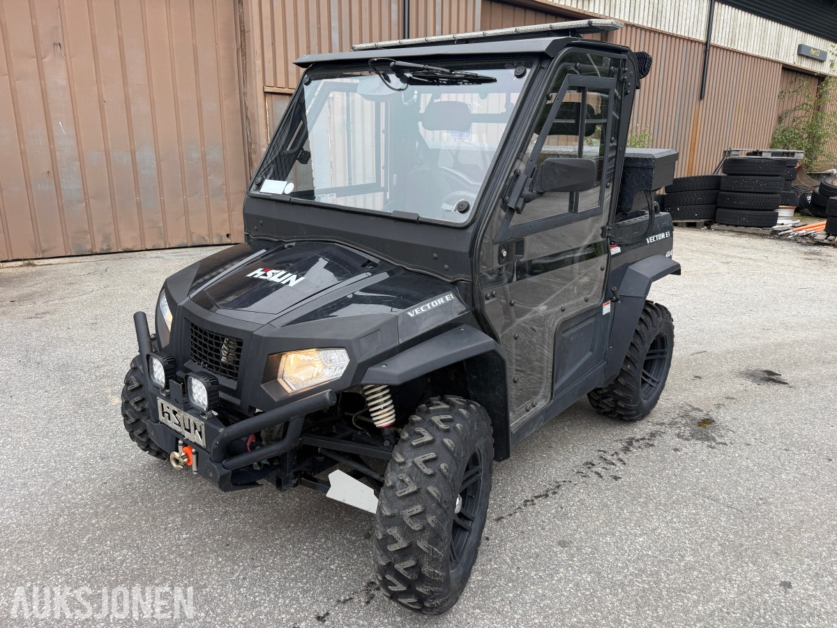 2025 Hisun SECTOR E1 ELEKTRISK UTV - Kun 355 km