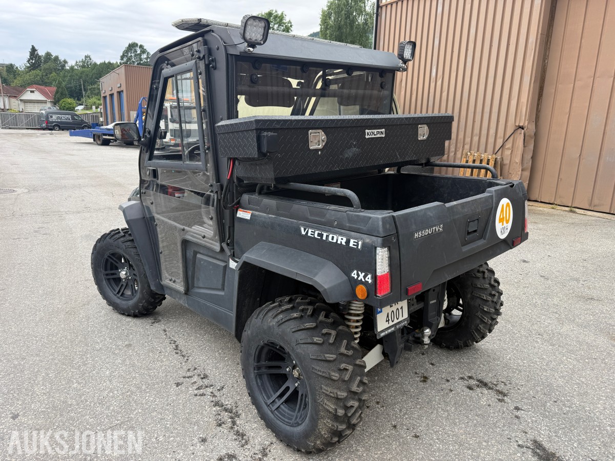 2025 Hisun SECTOR E1 ELEKTRISK UTV - Kun 355 km