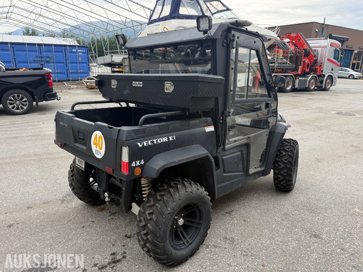 2025 Hisun SECTOR E1 ELEKTRISK UTV - Kun 355 km
