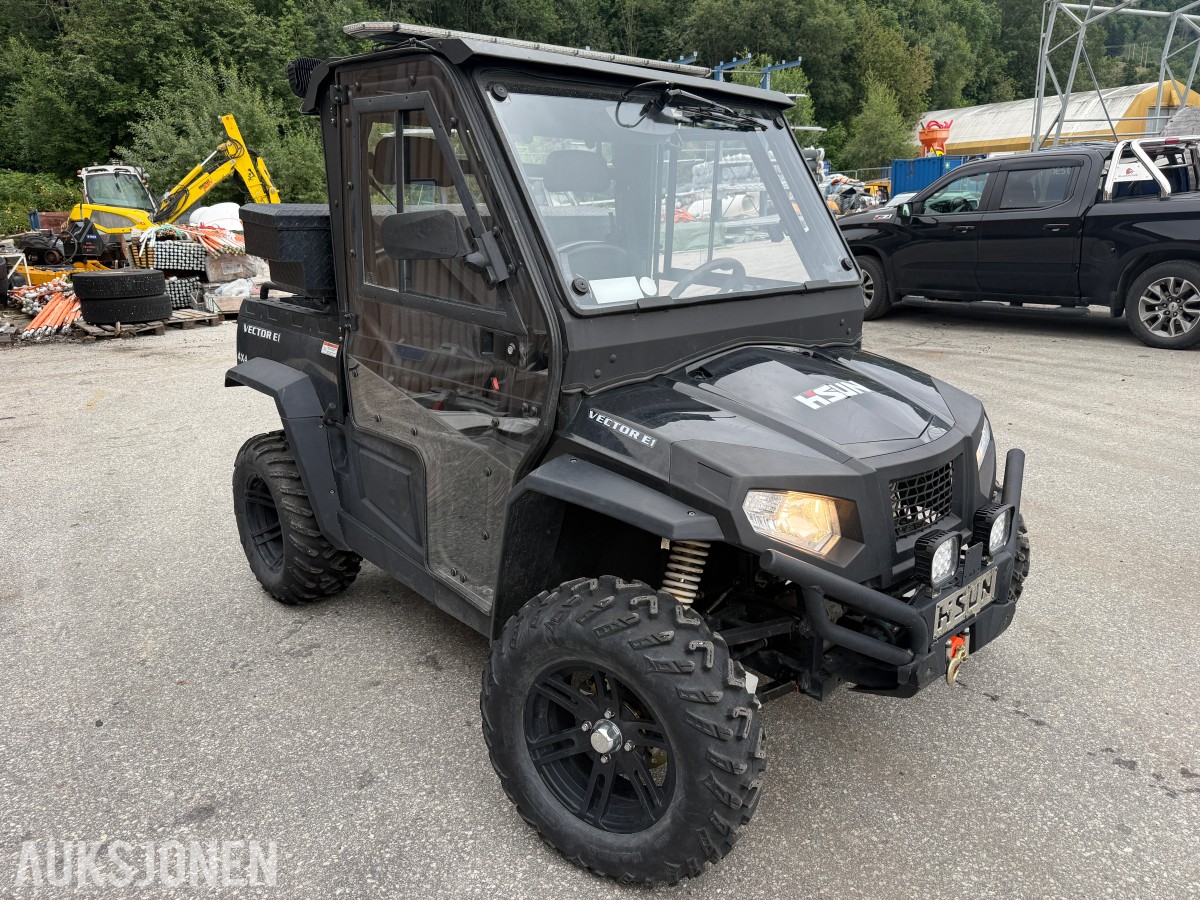 2025 Hisun SECTOR E1 ELEKTRISK UTV - Kun 355 km