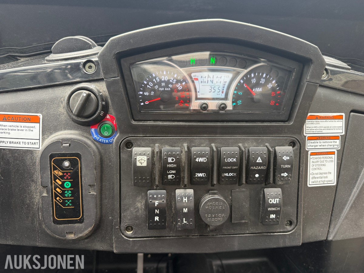 2025 Hisun SECTOR E1 ELEKTRISK UTV - Kun 355 km