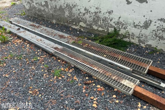 galvanisert oppkjøringrampe 2 elementer 4,5 m