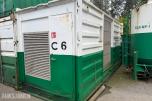 20 fots container med 2 stk. Mercedes-motorer og kompressorer