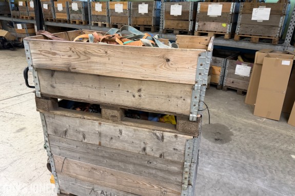 Stort parti diverse jekkestropper og lastestropper