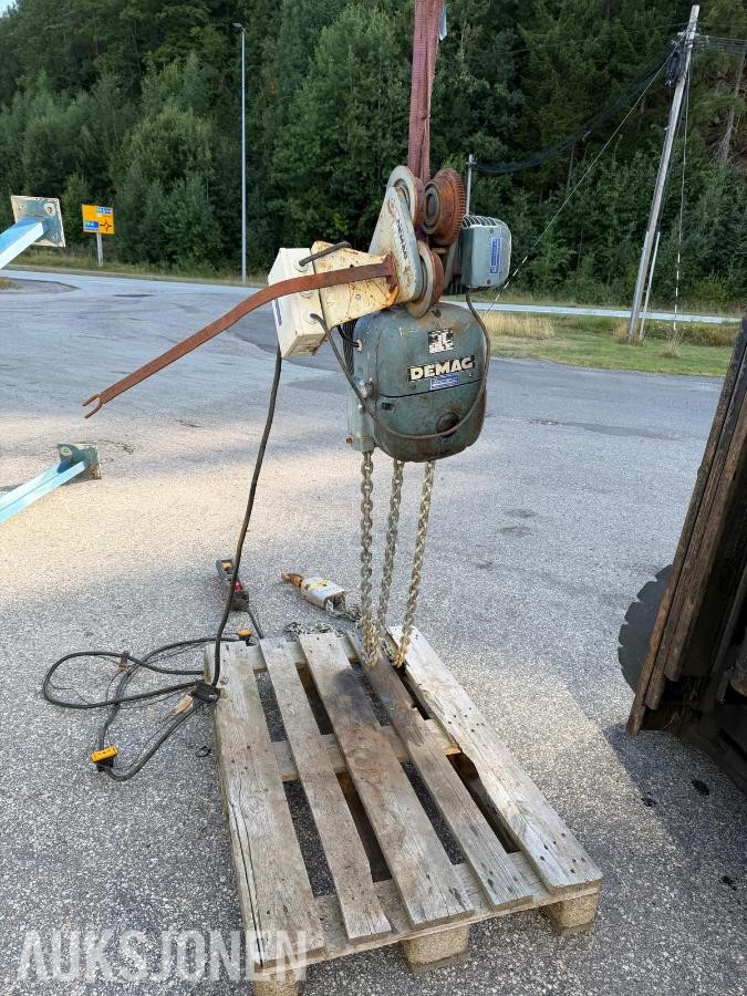 Mannesmann Demag PK 10 N elektrisk talje – 1.000/2.000 kg