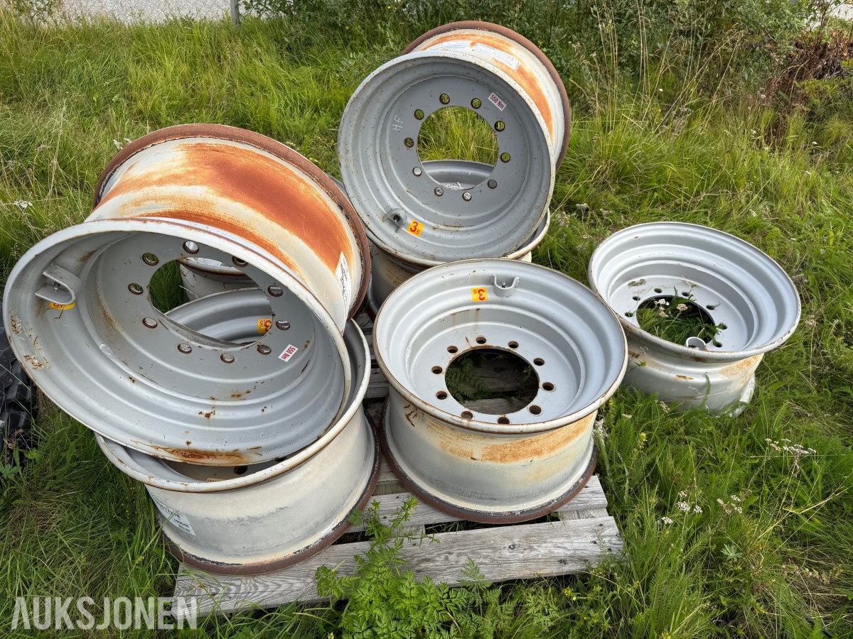 7 stk. Veekmas/GKN maskinfelger 14.00x25