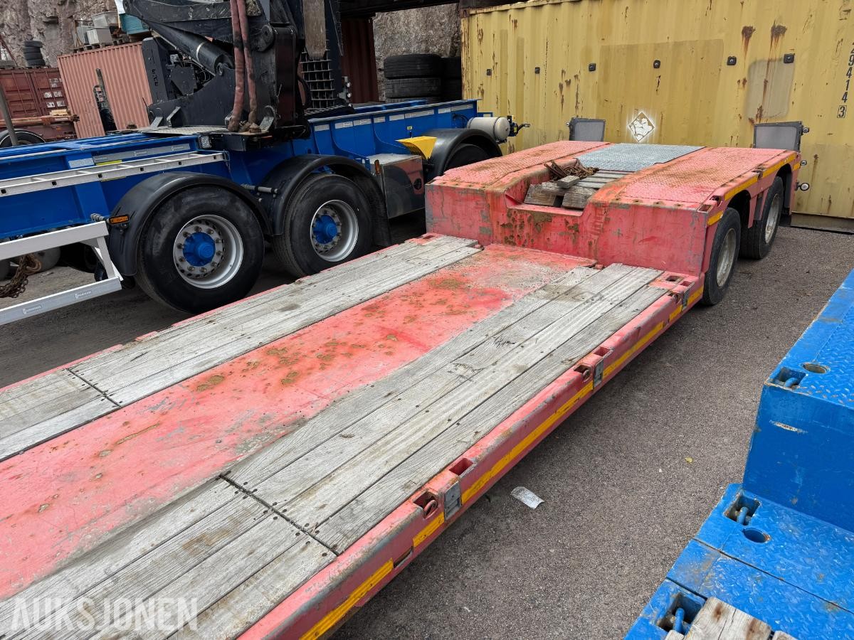 2015 Max Trailer F-S42-1ACA lowbed med uttrekk / EU-godkjent