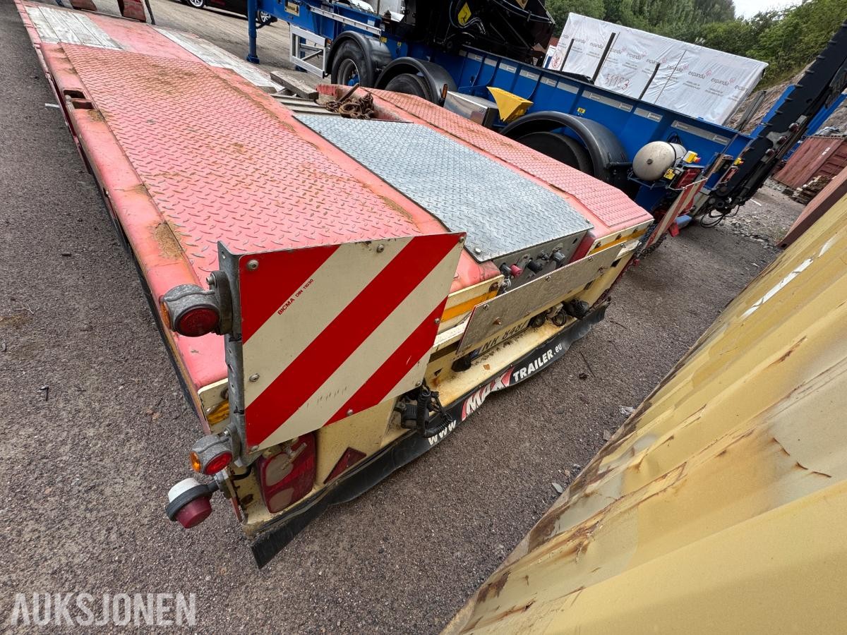 2015 Max Trailer F-S42-1ACA lowbed med uttrekk / EU-godkjent