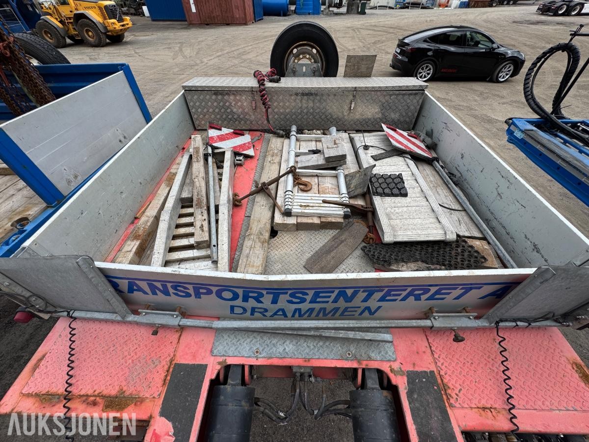 2015 Max Trailer F-S42-1ACA lowbed med uttrekk / EU-godkjent