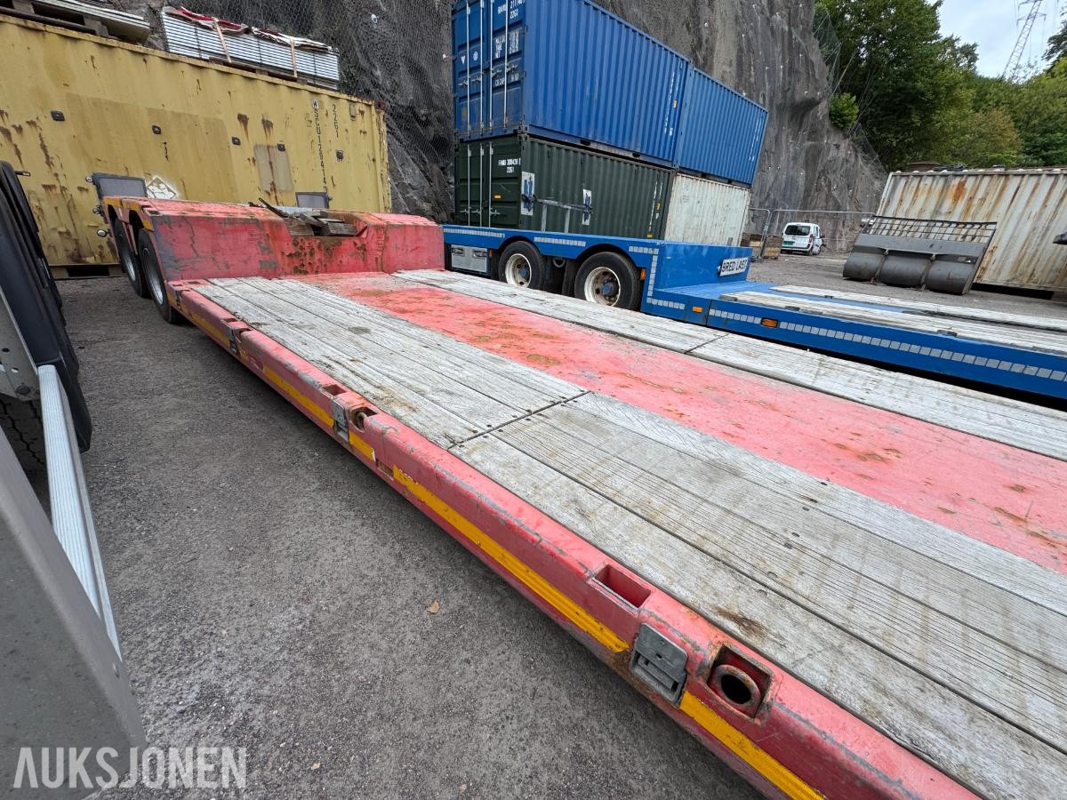 2015 Max Trailer F-S42-1ACA lowbed med uttrekk / EU-godkjent