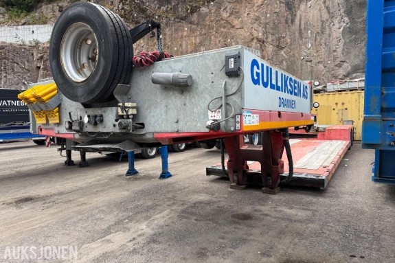 2015 Max Trailer F-S42-1ACA lowbed med uttrekk / EU-godkjent 