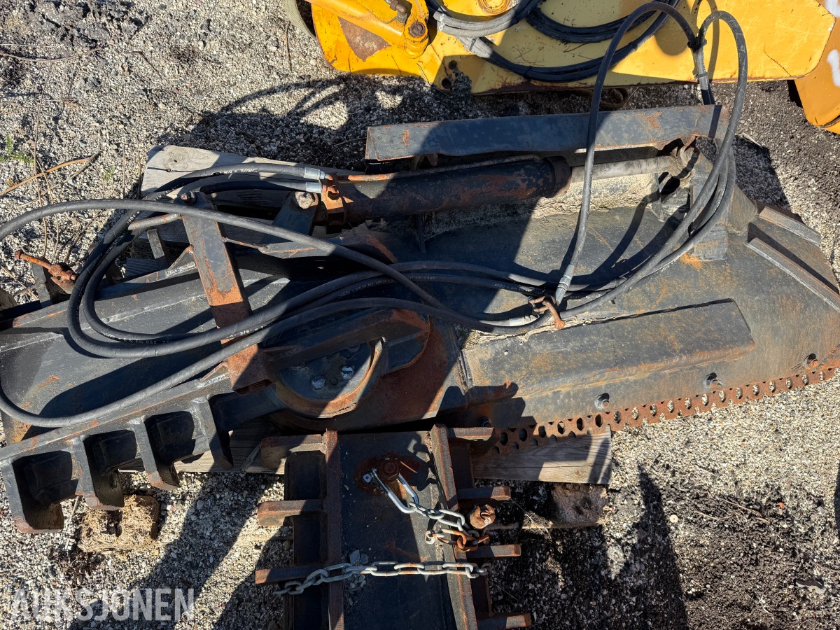 Rømmevinge til veghøvel – hydraulisk